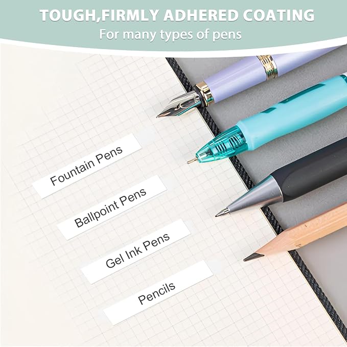 white Corrcetion Tape, with Easy to Use Kawaii Cat Applicator, Cute Stationery - Image 6