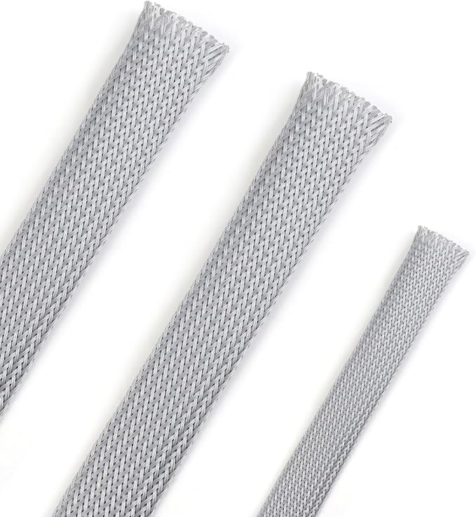 25ft PET Expandable Braided Cable Sleeve 1/6inch Pet Braided Cable Sleeve by PursuingaBetterLife