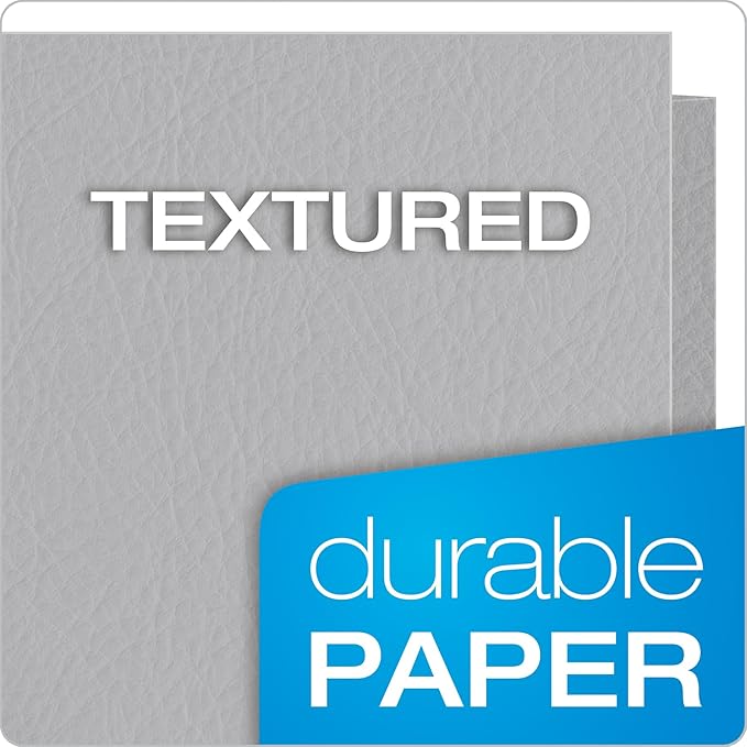 Oxford Twin-Pocket Folders, Textured Paper, Letter Size, Holds 100 Sheets - Image 5