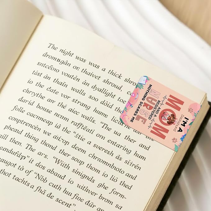 I'm a Dachshund Mom and a Registered Nurse Nothing Scares Me Magnet Bookmark - Image 4
