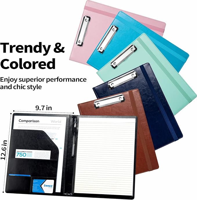 Sooez Padfolio Clipboard, Portfolio Organizer - Image 6