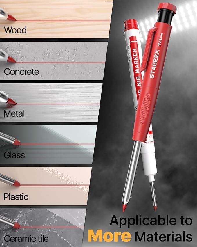 STAGEEK 3PCS Carpenter Pencils - Image 3