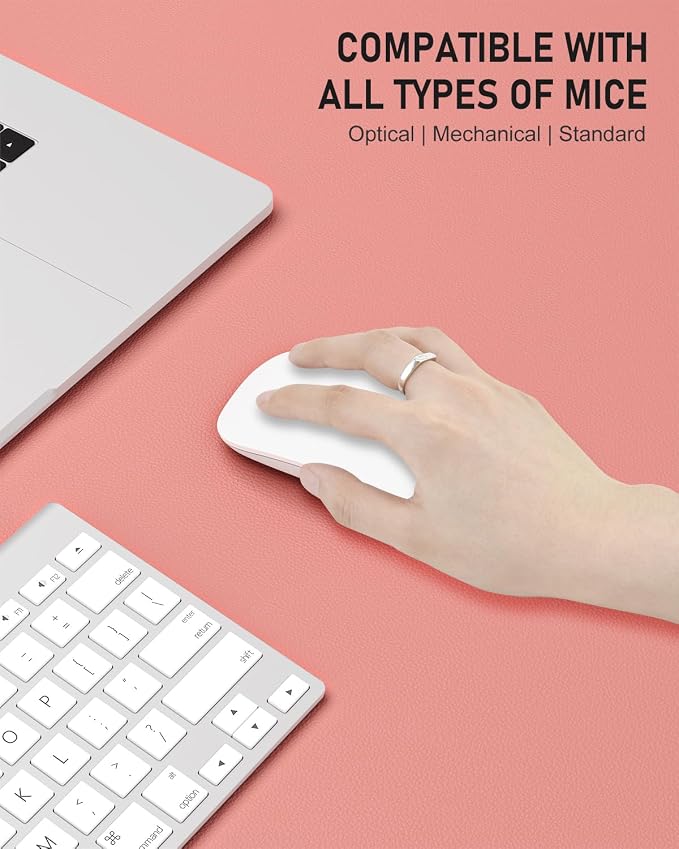 Desk Pad, 23.6" x 13.8" PU Leather Non-Slip Desk Mat Large Mouse Pad - Image 4