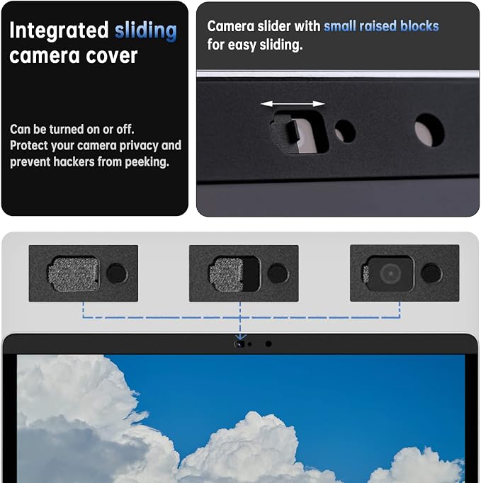 Peslv Magnetic Privacy Screen for Macbook 12 Inch, Removable Anti Blue Light - Image 3