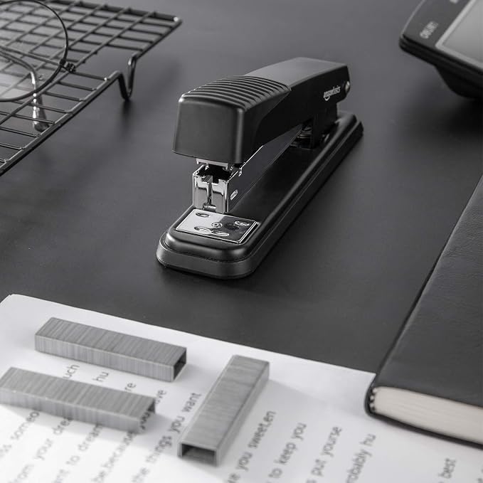 Amazon Basics Full-Strip Metal Office Desktop Stapler, 20 Sheet Capacity - Image 7