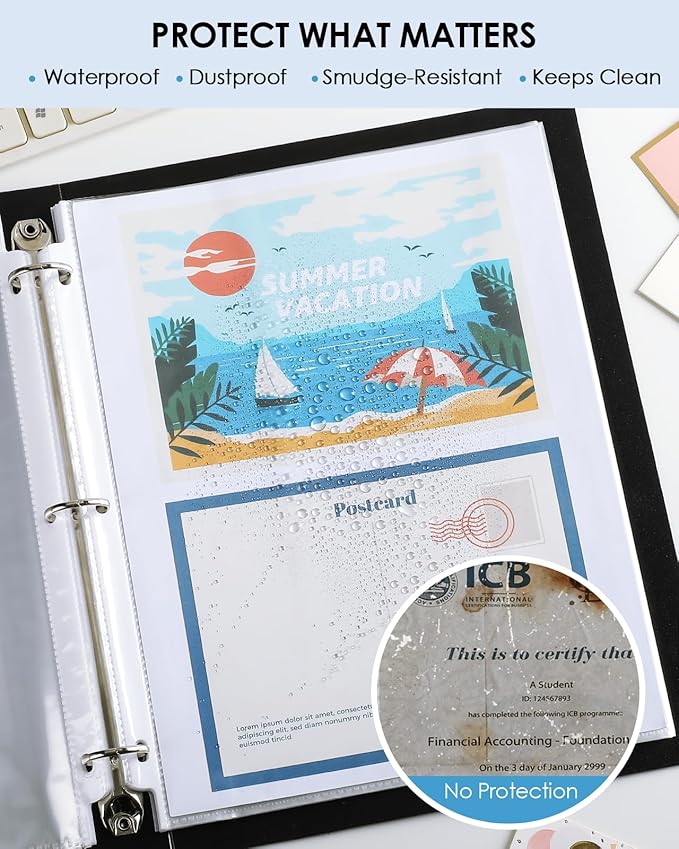 KTRIO Non Glare Sheet Protectors - Image 5