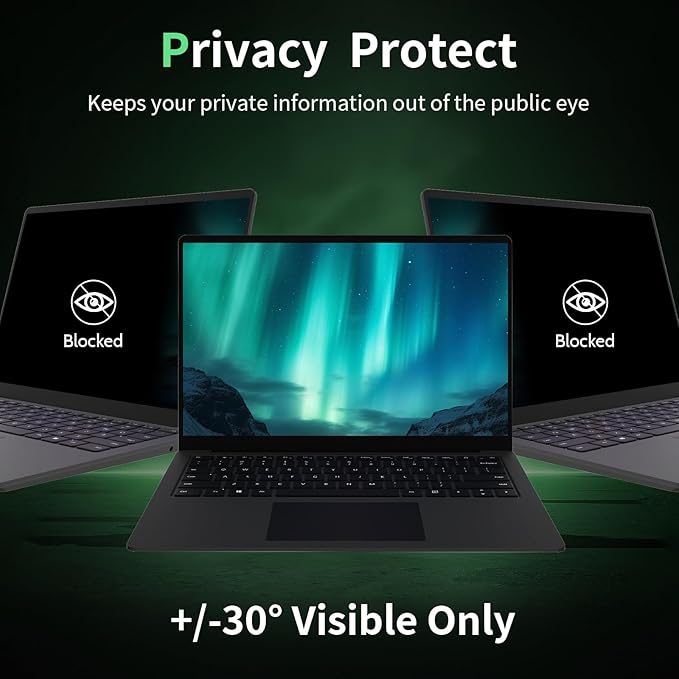 Laptop Privacy Screen 14 Inch, Laptop Screen Privacy Shield 16:10 Aspect Ratio - Image 3