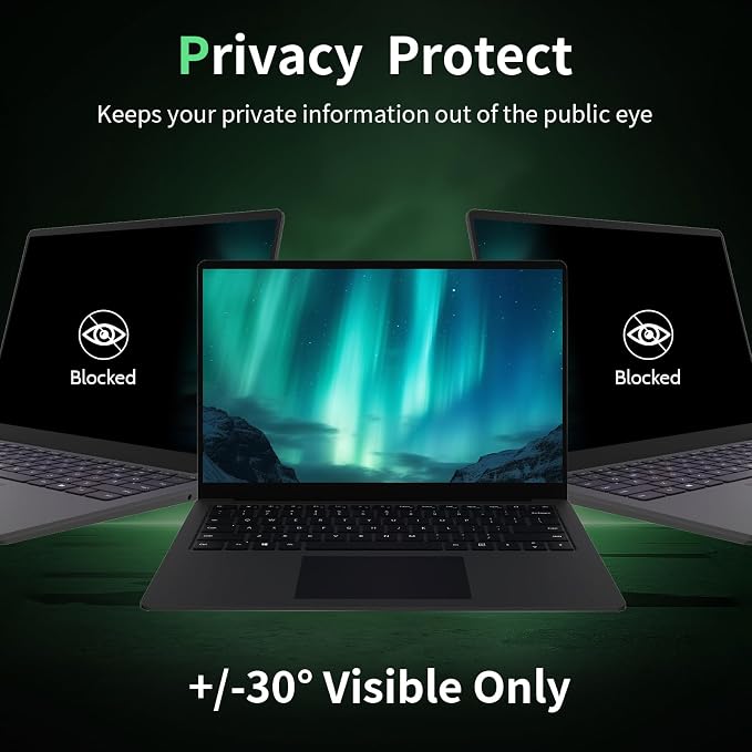 Laptop Privacy Screen 13.3 Inch, Laptop Screen Privacy Shield 16:9 Aspect Ratio - Image 4