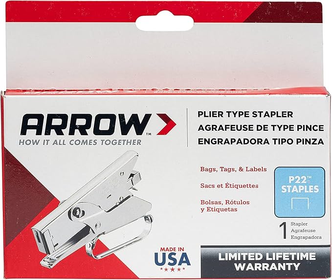 Arrow Fastener P22 Heavy Duty Handheld Plier Stapler - Image 6