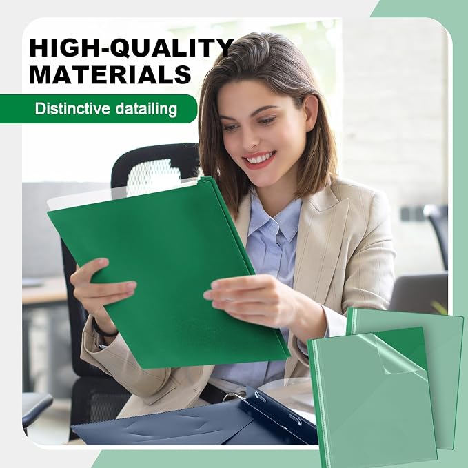 Teling 24 Pcs Clear Front Report Covers - Image 6