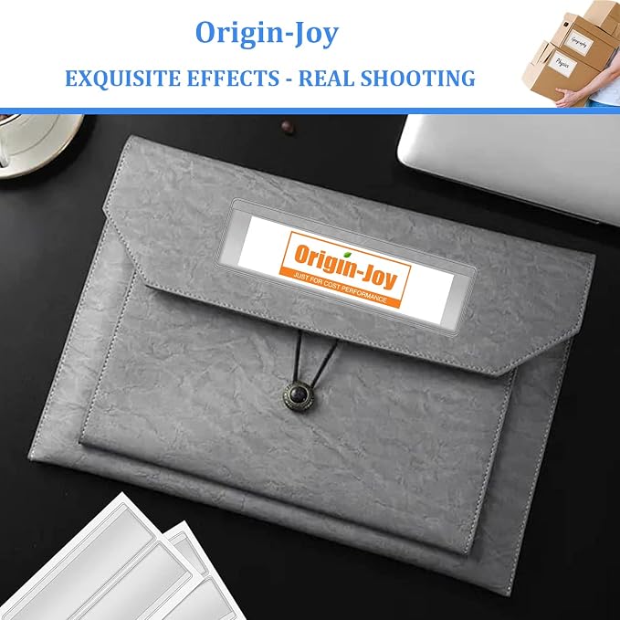 Origin-Joy 60 PCS Self Adhesive Index Card Pockets - Image 5