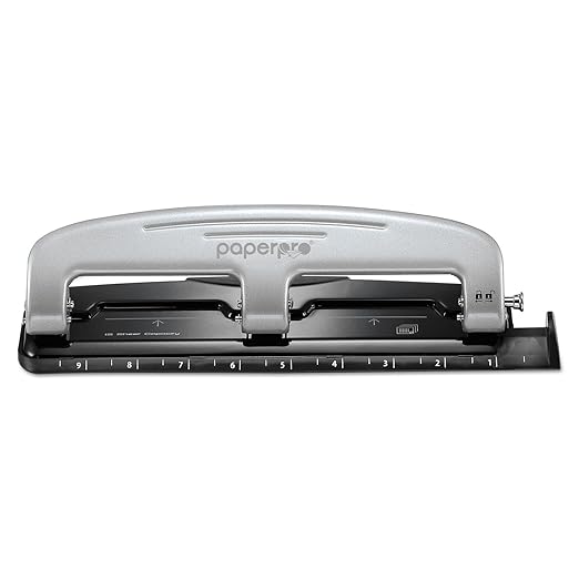 Bostitch Office inPRESS 12 Reduced Effort Three-Hole Punch - Image 6