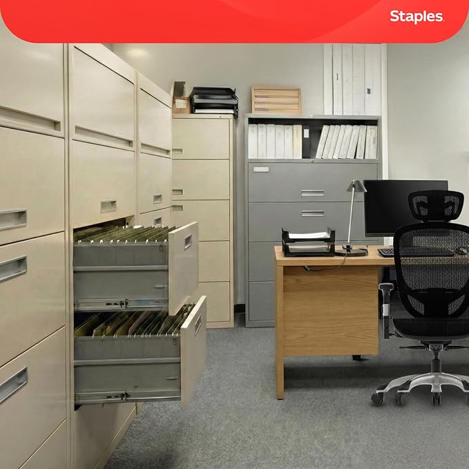 Staples Hanging File Folders, Legal Size, Straight‑Cut Tabs, Standard Green - Image 7