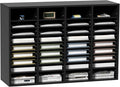 VEVOR Wood Literature Organizer, 36 Compartments, Mailboxes Slot by VEVOR