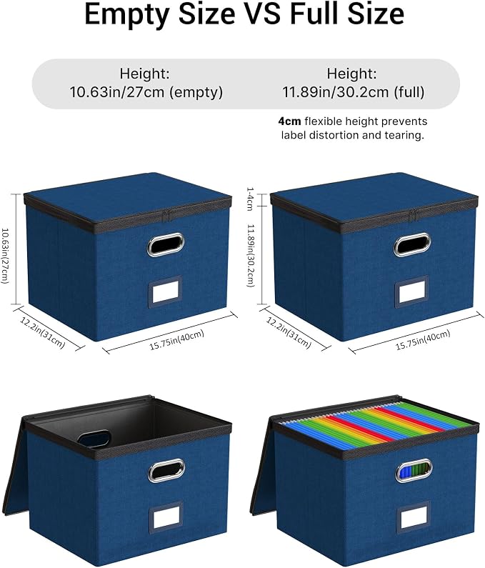 Oterri File Organizer Boxes - Image 3