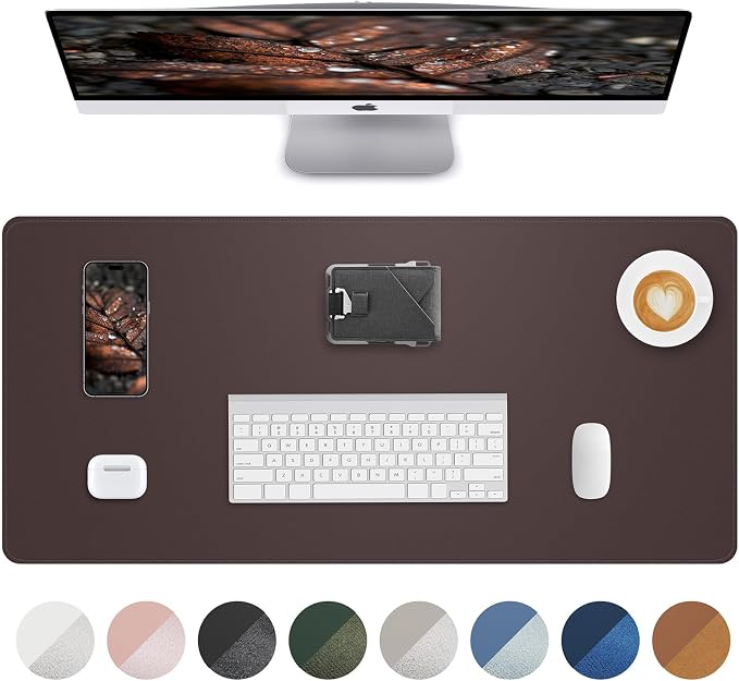 PU Leather Mouse Pad & Desk Mat by AFIING