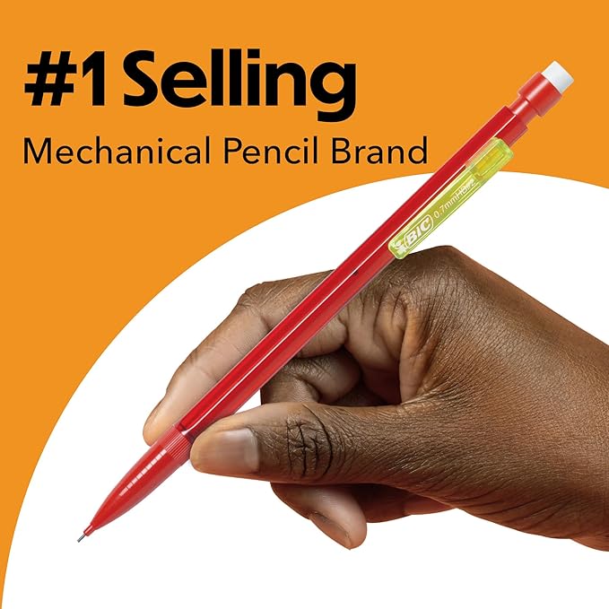 BIC Xtra Smooth Bright Edition Mechanical Pencils, 0.7 mm Medium Point - Image 4