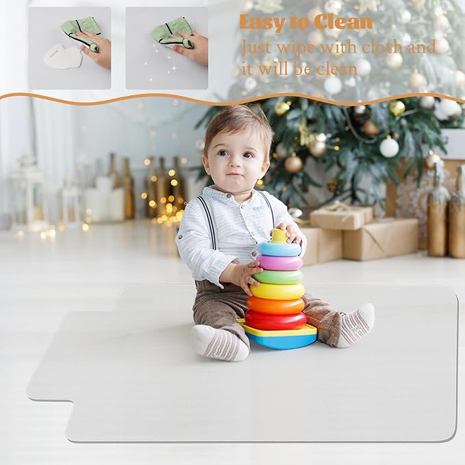 KMAT Office Chair Mat, Easy Glide Hard Wood Tile Floor Mats, Chair Mat - Image 6
