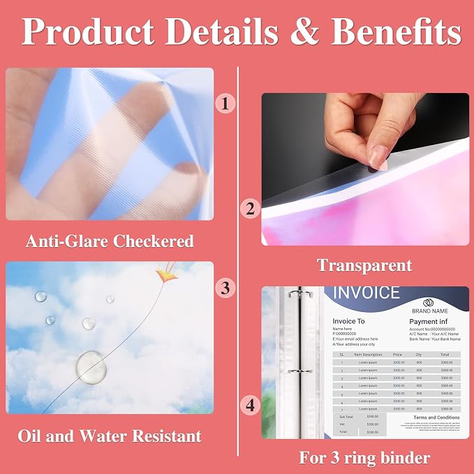 1200 Pack Sheet Protectors 8.5 x 11 inch Clear Page Protectors - Image 5