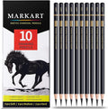 MARKART Professional Charcoal Pencils Drawing Set by MARTCOLOR