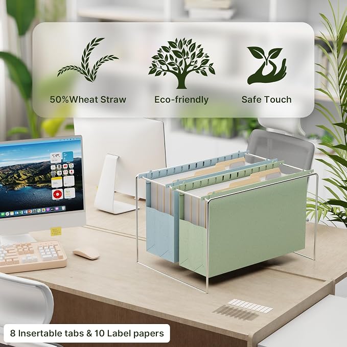 XINGIA Legal Size Hanging File Folders, Expandable 4 Inch File Folders Legal - Image 6