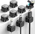 9 Pack Magnetic Cable Clips Cord Holder, Under Desk Cable Management, JOYROOM by JOYROOM