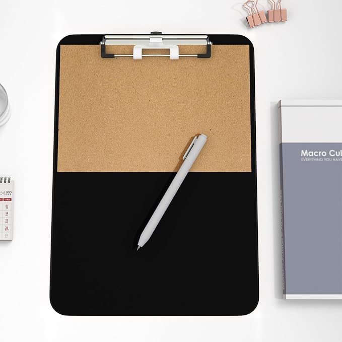 Hongri Plastic Clipboard with Pen Holder, Nurses and Women, Low Profile Clip - Image 7