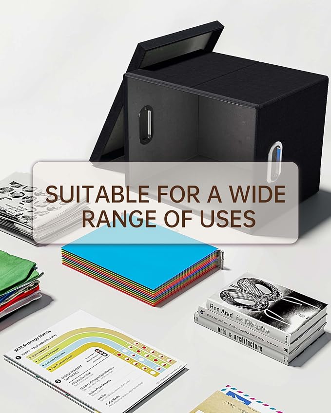 4 Pack File Storage Organizer, Document Organizer, Portable File Box - Image 5