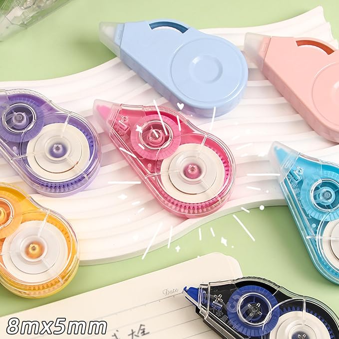 10Pcs Correction Tape Roller 8mx5mm Quick Dry White Out Correction Tape Total - Image 5