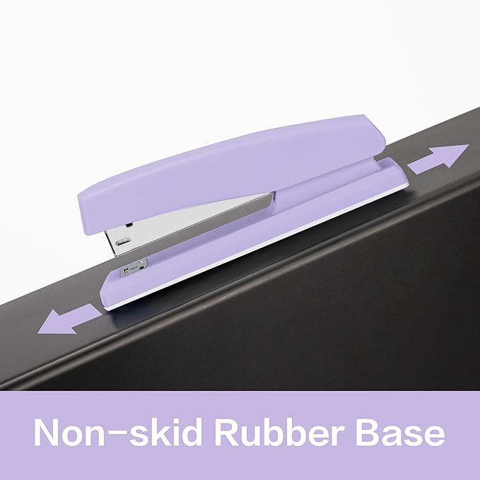 Deli Stapler, Desktop Stapler, Office Staplers, 25 Sheet Capacity, Includes - Image 4