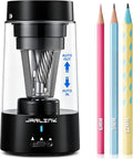 JARLINK Electric Pencil Sharpener, Fully Automatic Rechargeable Pencil Sharpener by JARLINK