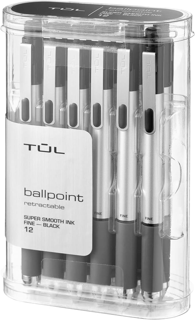 TUL BP3 Ballpoint, Retractable, Fine Point, 0.8 mm by TUL
