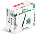 Zebra Pen Z-Grip Recycled Ballpoint Pens, Durable Metal Clip, 68% Recycled by ZebraPen