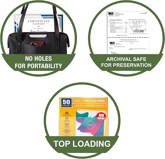 Samsill No Hole Sheet Protectors - Image 9