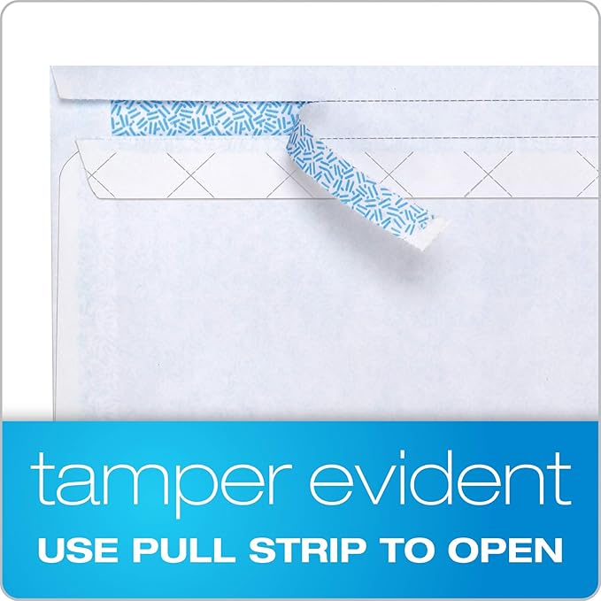 Columbian #9 Security Envelopes, Double Window, 3-7/8" x 8-7/8", Release & Seal - Image 3