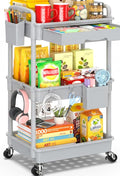 SUNALLY 3 Tier Rolling Cart by SUNALLY