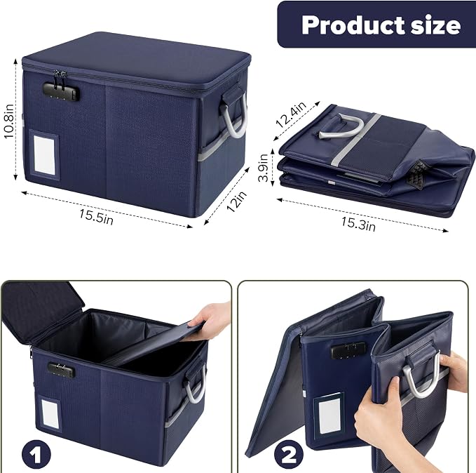 TOMKID Fireproof File Cabinet - Image 2