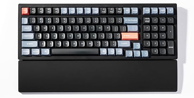 Ergonomic Silicone Wrist Rest for Keychron K4 Pro / K4 Max / Q5 / V5 / V5 Max - Image 4