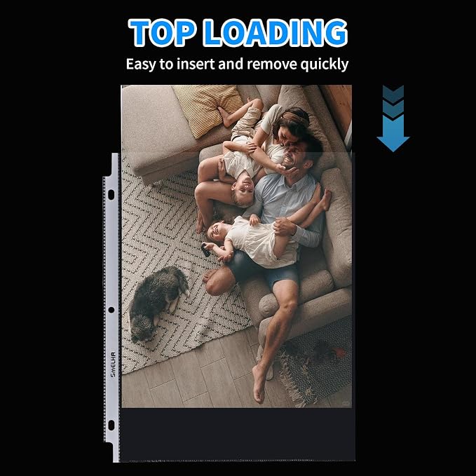 Sheet Protectors 500 Page, Page Protector 8.5" x 11" ，Upgraded Clear Plastic - Image 9