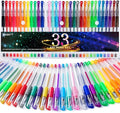 TANMIT Gel Pens, 33 Color Gel Pen Fine Point Colored Pen Set by Createsomethingwonderfultoday