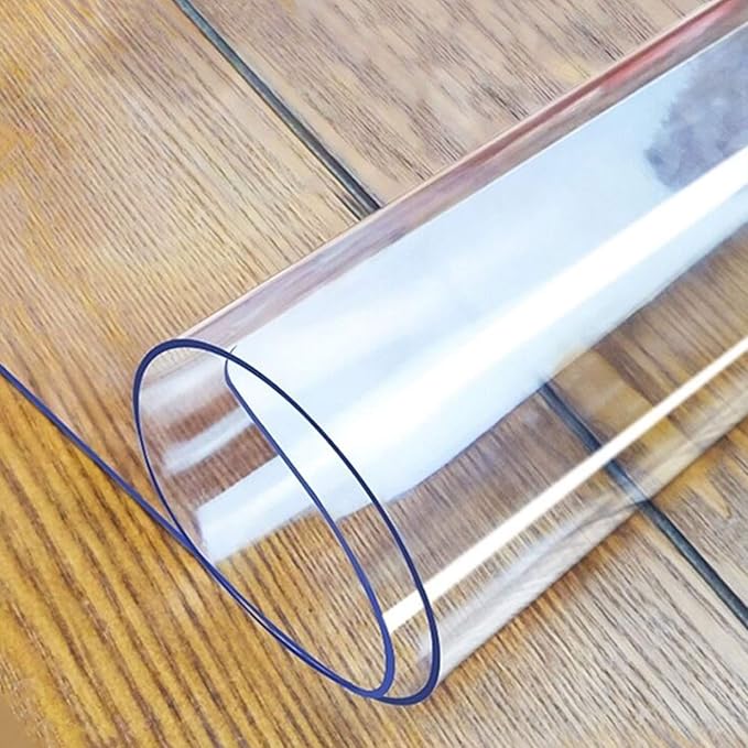 LovePads Clear Desk Mat 14 x 60 Inch, 1.5mm Thick Clear Table Protector by LovePads