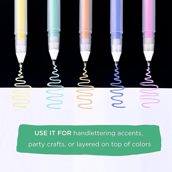 SAKURA Gelly Roll Moonlight 10 Pastel & Opaque Gel Pens - Image 4