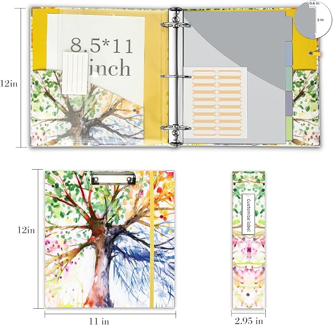 2 Inch 3 Ring Binder Organizer - Image 6