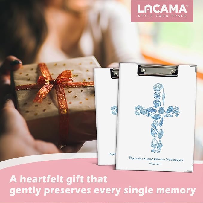 Lacama Blue Beach Christian Clipboard - Image 2