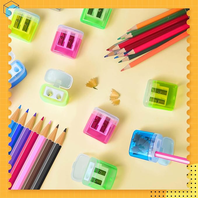 100 Pack Pencil Sharpener Bulk, Manual Pencil Sharpener - Image 7