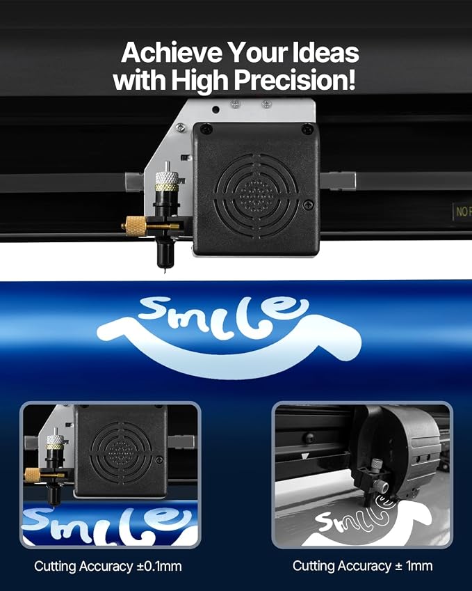 VEVOR Vinyl Cutter 53 Inch Vinyl Cutter Machine Semi-Automatic DIY Vinyl - Image 6