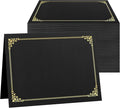 SUNEE Certificate Holders, 100 Packs Black Diploma Holders, Certificate Covers by SUNEE