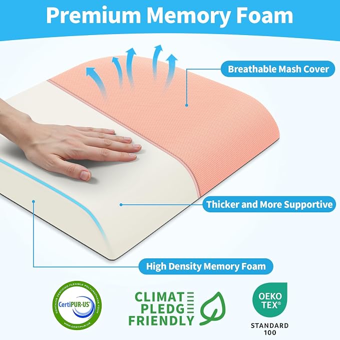 TranquilRelax Large Seat Cushion, Memory Foam Cushion - Image 2