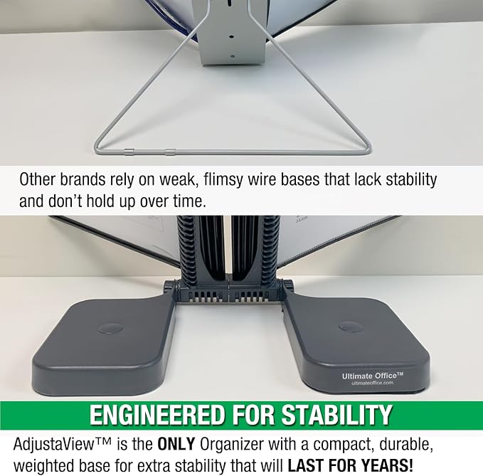 Ultimate Office AdjustaView 10-Pocket Desk Reference Organizer - Image 5
