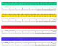 8 inch/20 cm Rulers. Pack of 12 of Premium Quality Plastic Transparent Rulers | by YosogoEnterprise